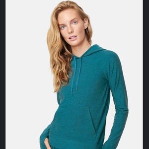Outdoor Voices Cloud knit hoodie, Gulf, Small, Excellent condition